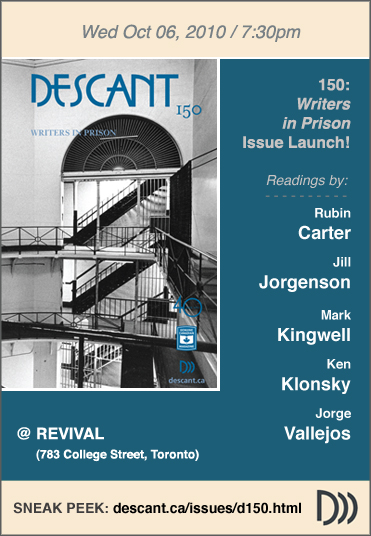 Descant Prison Issue Launch Poster