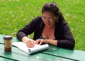 Joanna Shawana writing