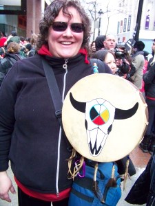 Shandra and her drum