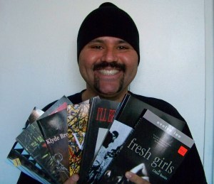 My 2013 Spring Reading List holding poetry books