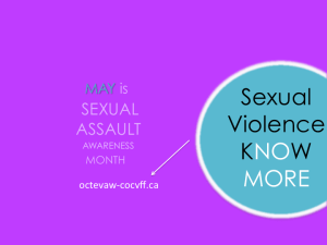 May Sexual Assault Awareness Month poster