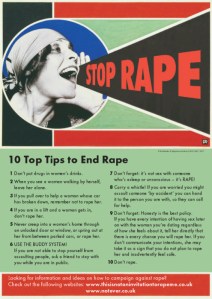 Problematic Rape Prevention Tips